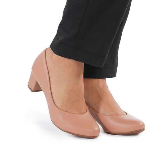 Scarpe da donna Beira Rio Nude con punta tonda