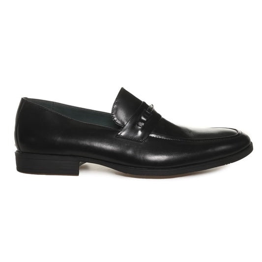Sapato masculino de couro preto Constantino
