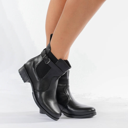 Women's Low Ankle Boots Moon City Black