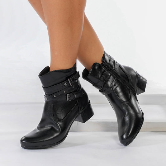Stivaletti corti da donna Mooncity - Nero