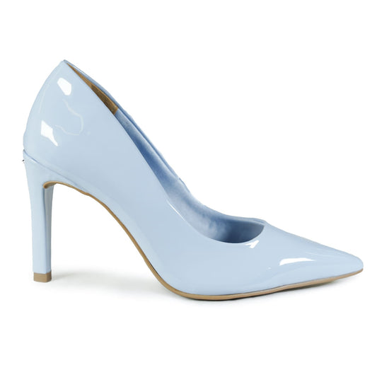 Tacchi classici da donna Scarpin blu di Via Marte