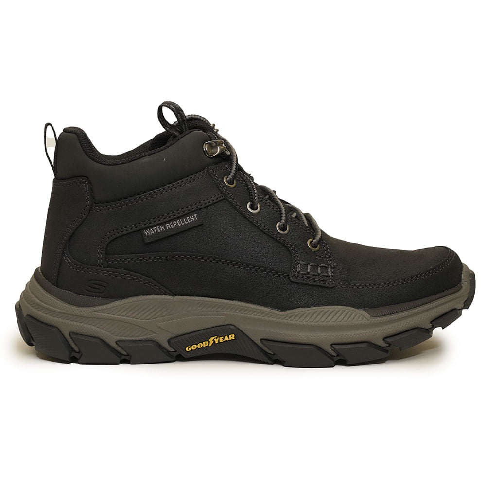 Botas con cordones Adventure negras para hombre de Skechers