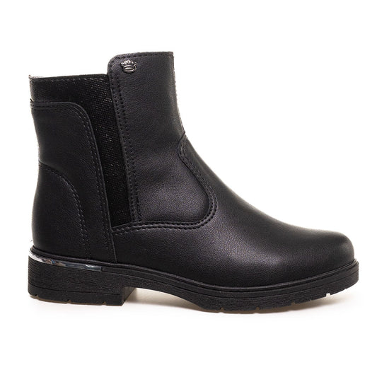 Botas infantis Pink Cats Black Chunky Sole