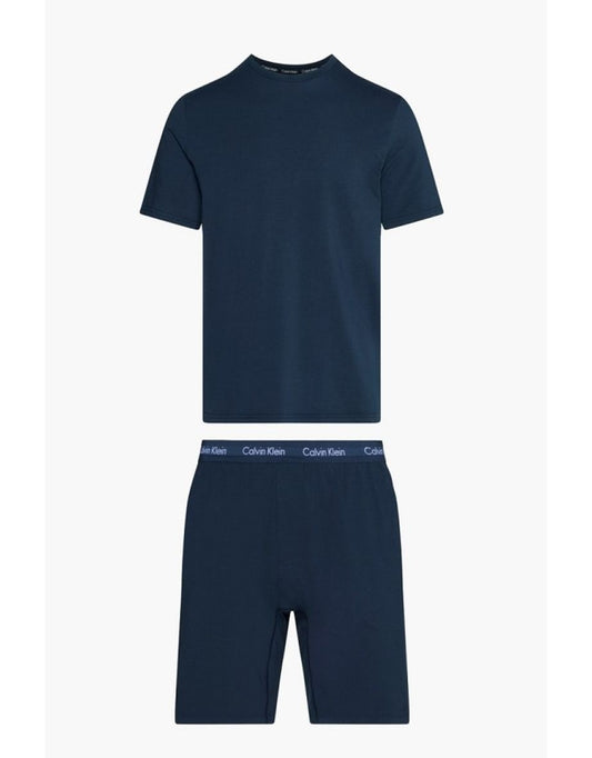 Conjunto de camisa de manga curta e bermuda Calvin Klein