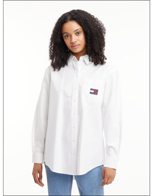 Camicia boyfriend Tommy Jeans TJW Badge