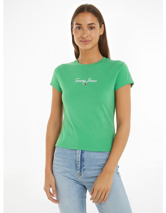 Maglietta Tommy Jeans Essential Logo Donna