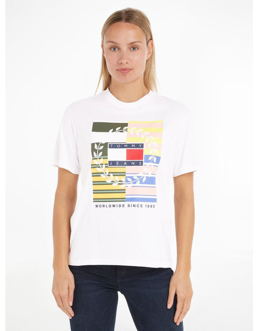 Maglietta Tommy Jeans Donna Relaxed Luxe