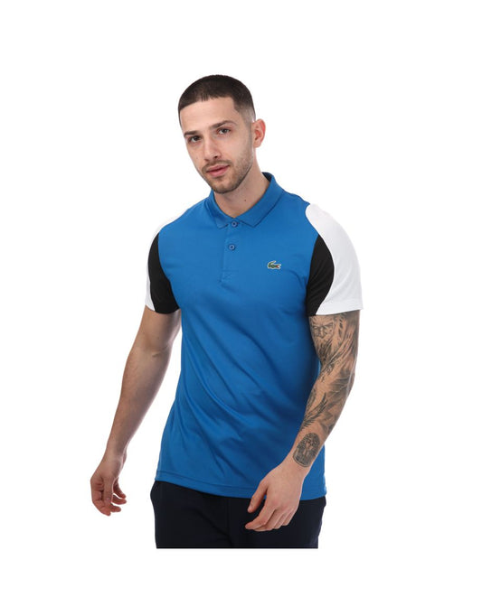 Polo Lacoste Sport Regular Fit Pique Uomo - Blu