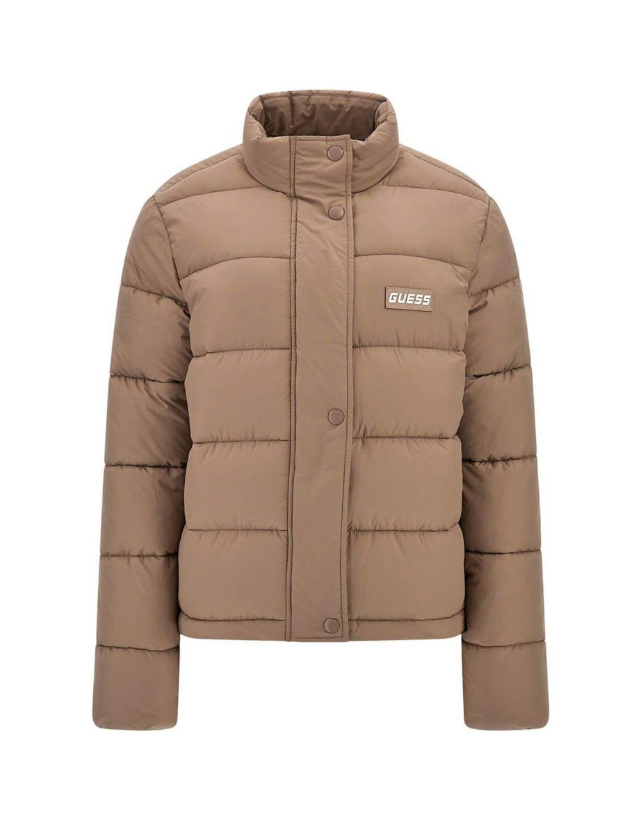 Giacca Bertina Light Puffer in Summer Clay - Tan