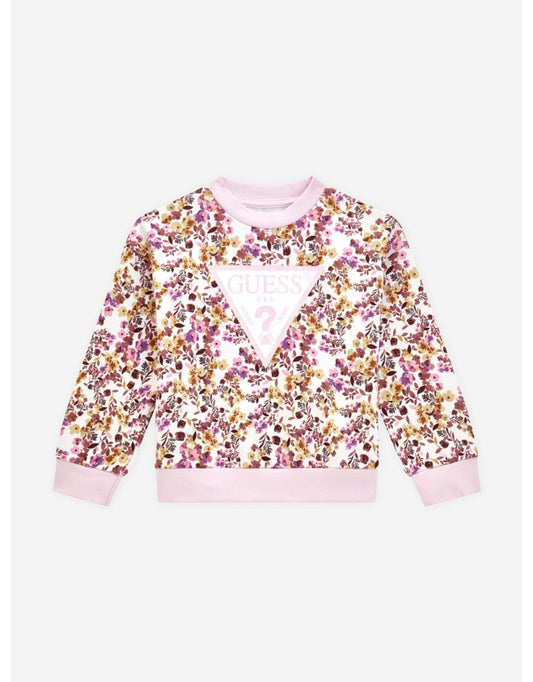 Sudadera Logo Floral Multicolor Niña