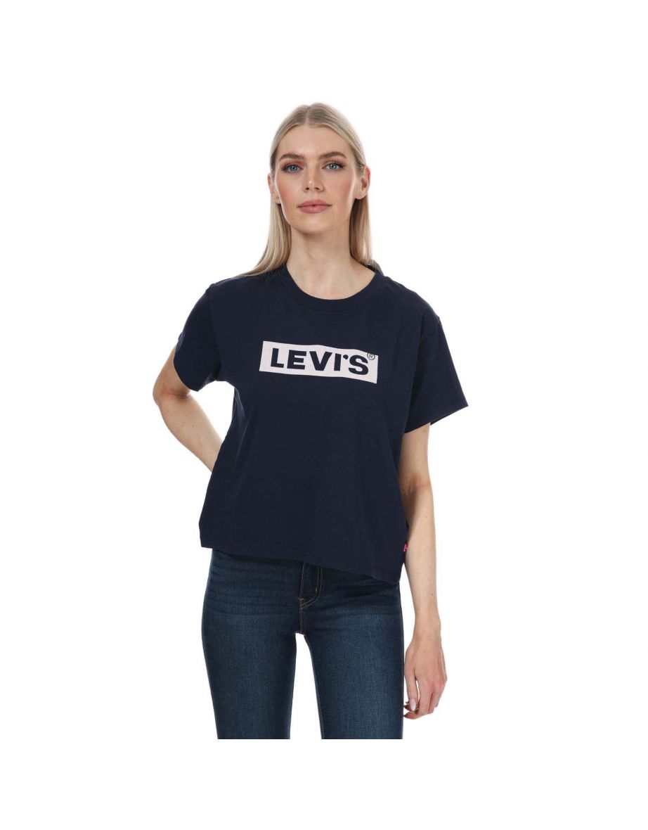 Maglietta Levi's Graphic Varsity da donna in blu