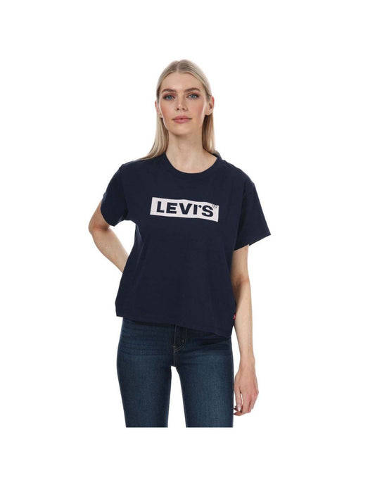 Maglietta Levi's Graphic Varsity da donna in blu