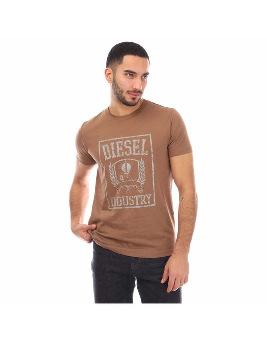 Camiseta Diesel T-Diegor 11-G Marrón Hombre