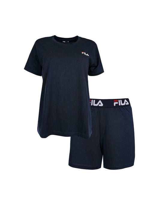 Pijama curto de algodão com camiseta e shorts