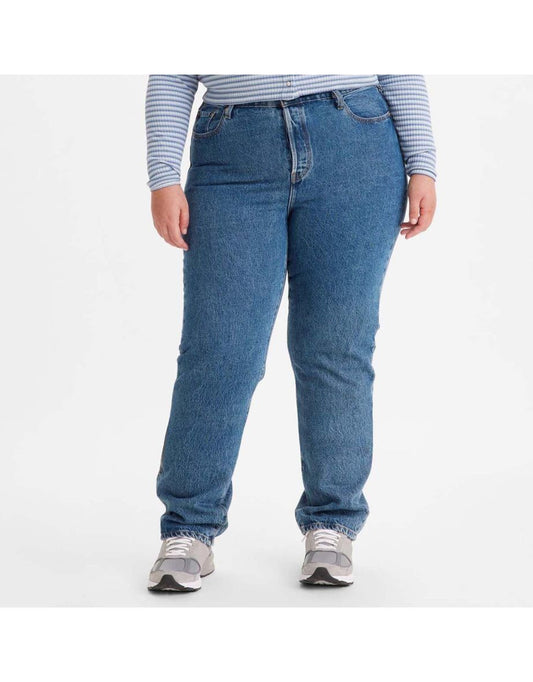 Jeans Levi's Plus Size 501 Original Fit da donna in blu
