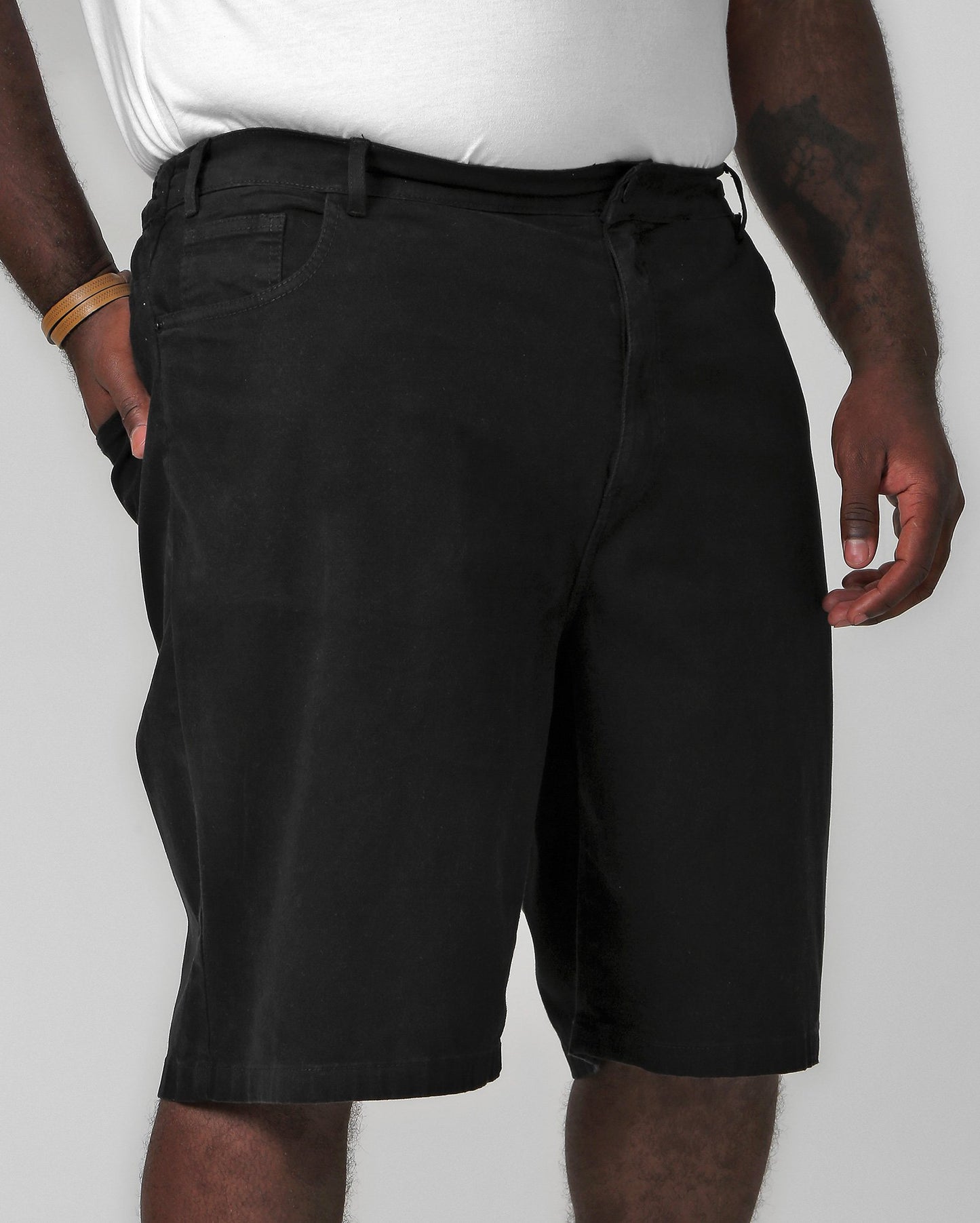 Allman by Riachuelo - Pantaloncini da uomo taglie forti con elastico in vita