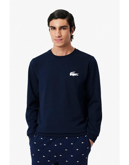 Moletom azul-marinho para loungewear