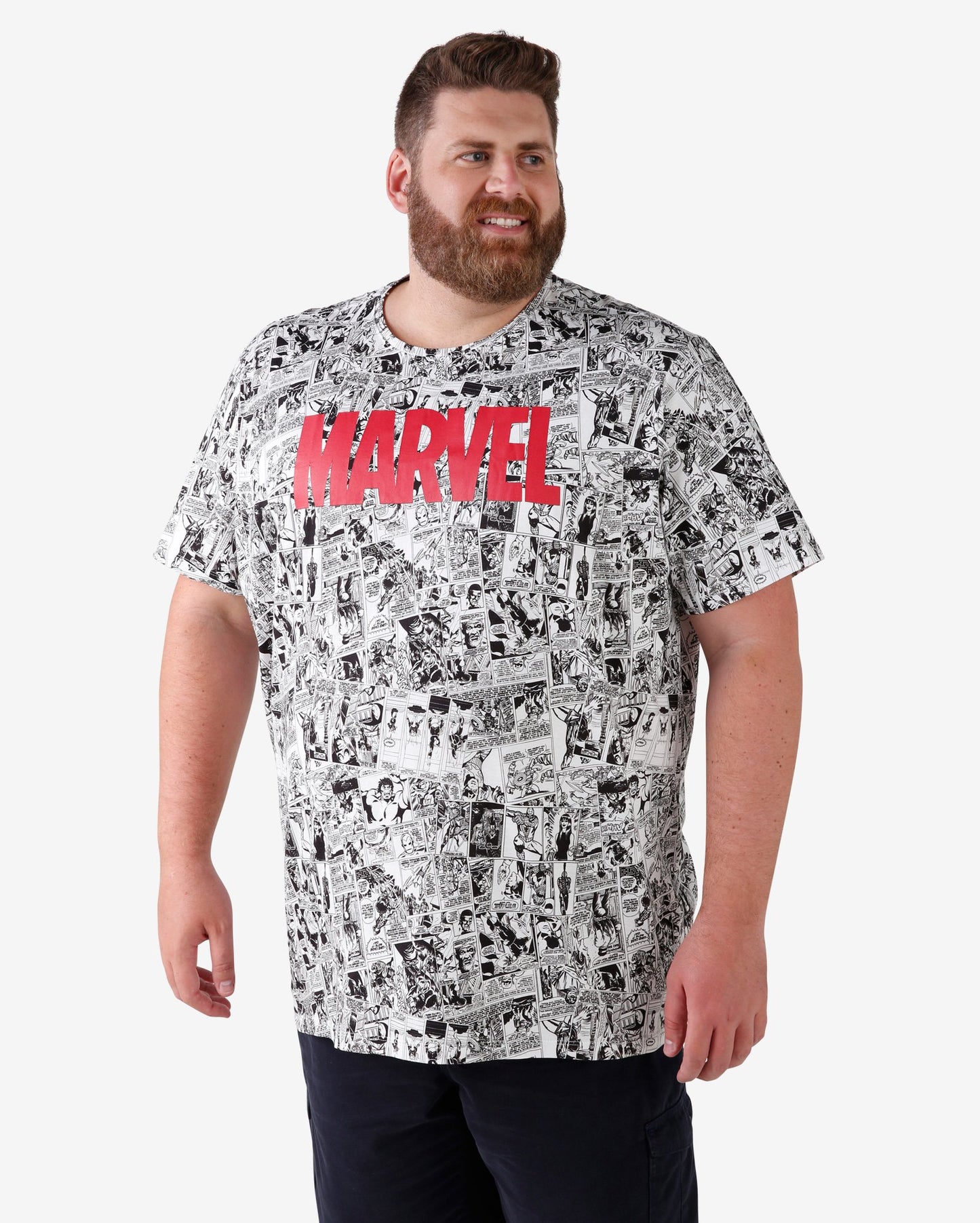Camiseta Marvel Plus Size - Multicolorida