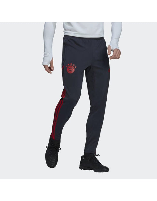 Calça de treino masculina Adidas Bayern de Munique Condivo 2022/23 em cinza