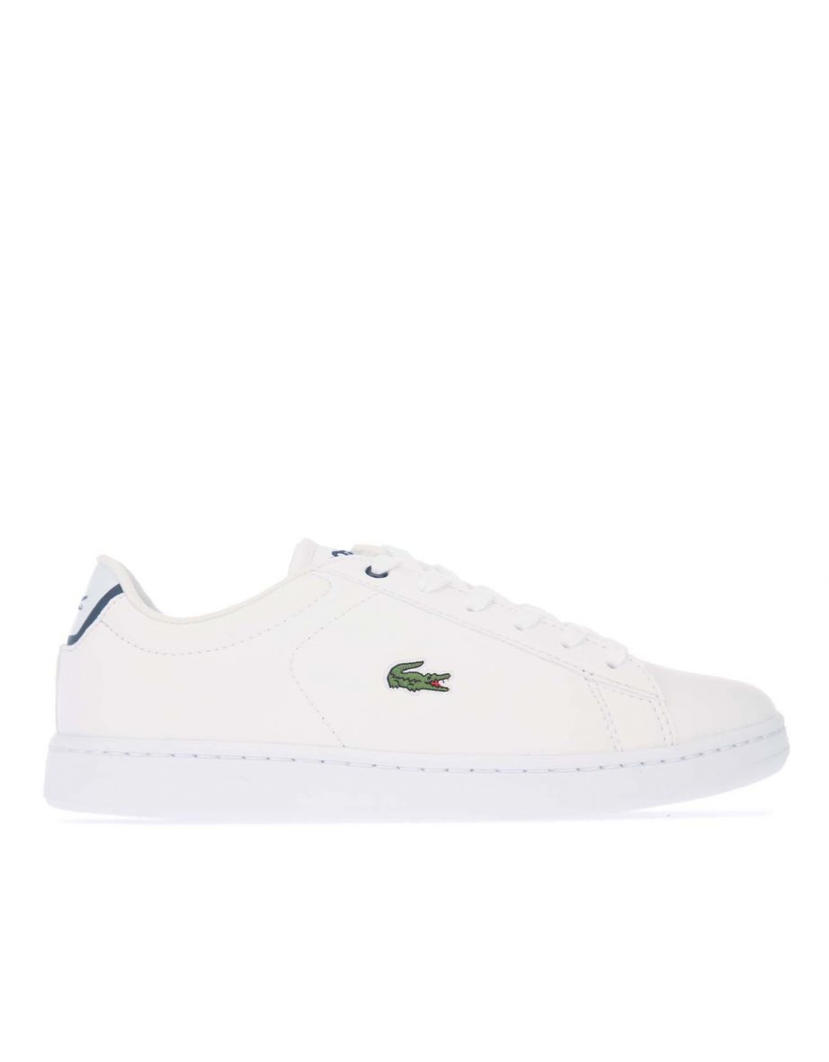 Tênis Lacoste Junior Carnaby Evo para Menino em Branco