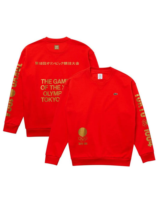 Felpa Lacoste Heritage Collection Tokyo 1964