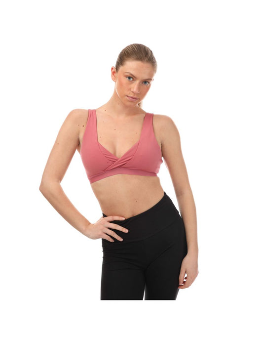 Reggiseno da allattamento Adidas Yoga Essentials da donna in rosa