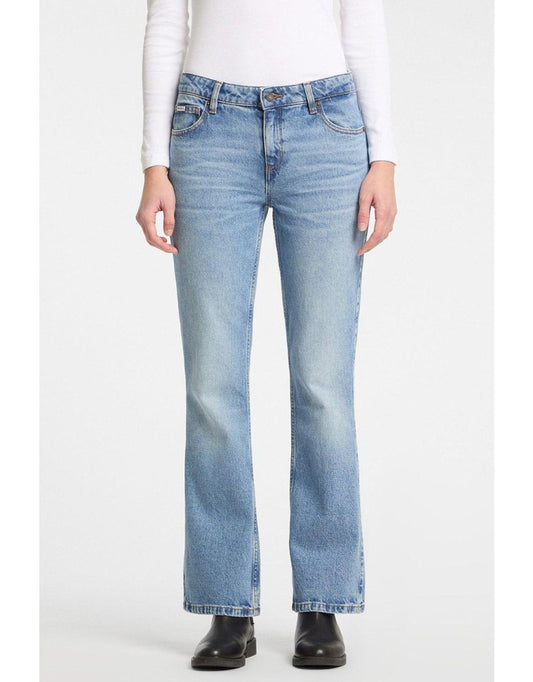 GJ G09 - Jeans bootcut in blu chiaro