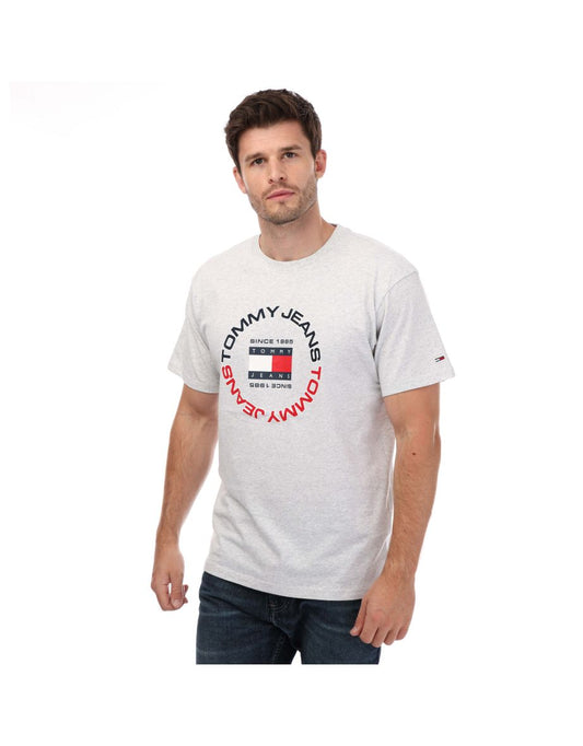 Camiseta Atlética Tommy Hilfiger Gris, Hombre