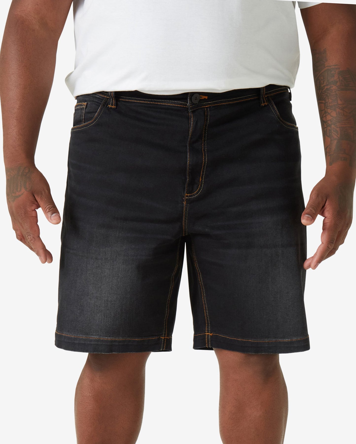 Bermuda uomo taglie forti in denim scuro by Allman per Riachuelo