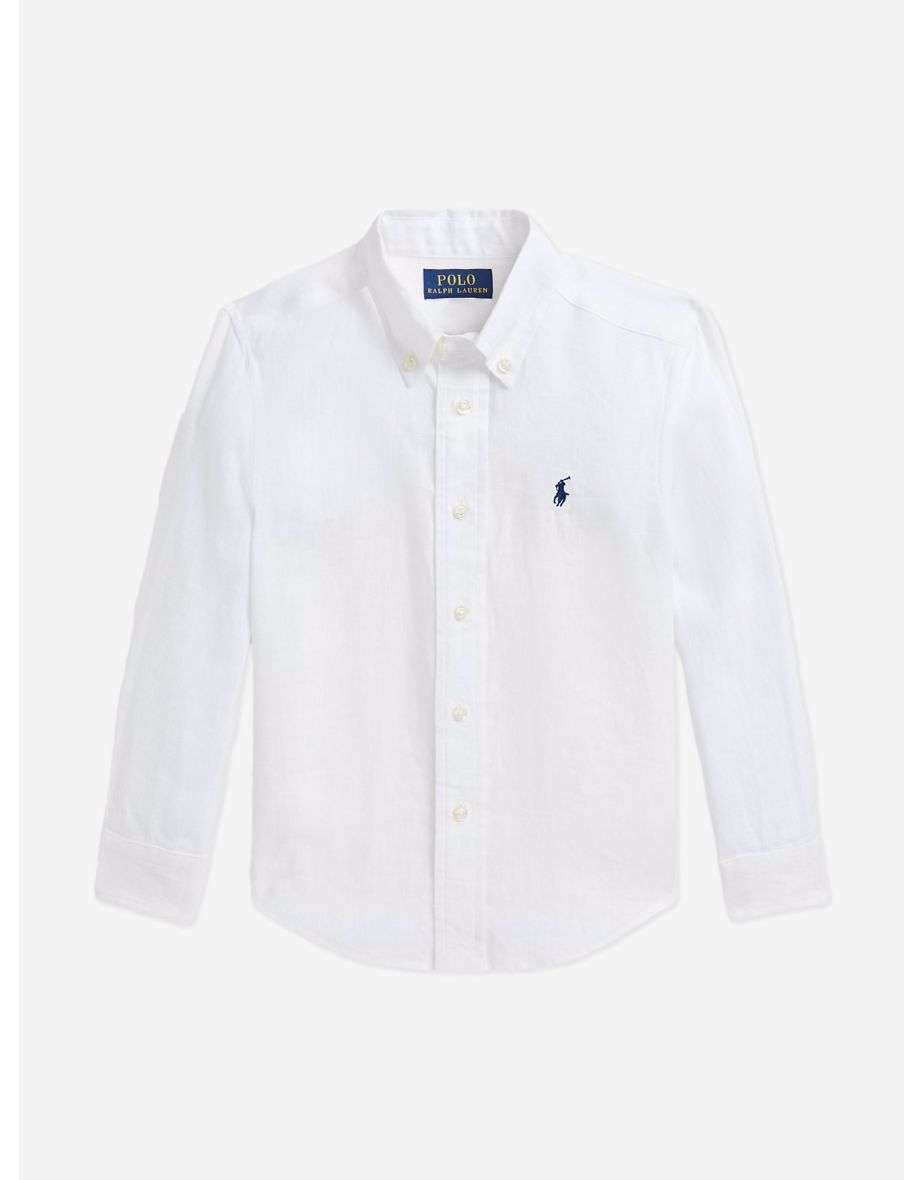 White Linen Shirt for Boys
