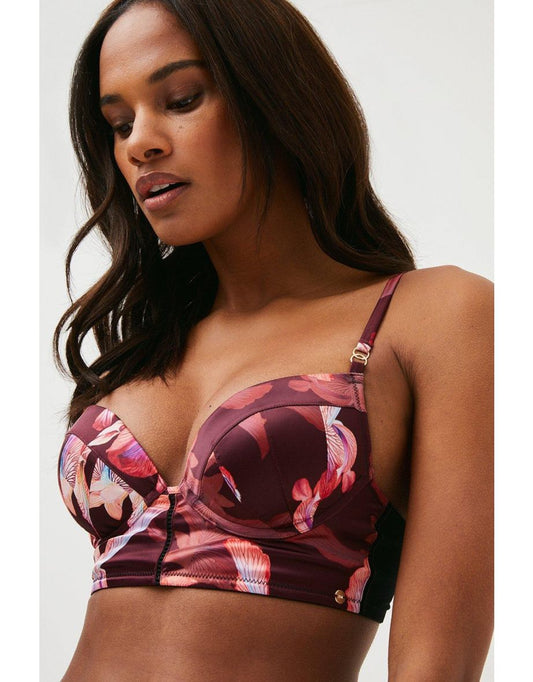 Sutiã Bold Floral Plunge