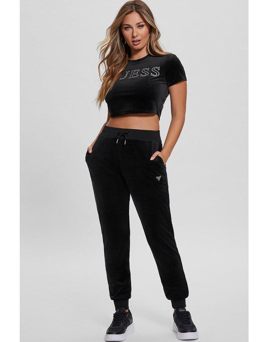Pantaloni da jogging Couture in Jet Black