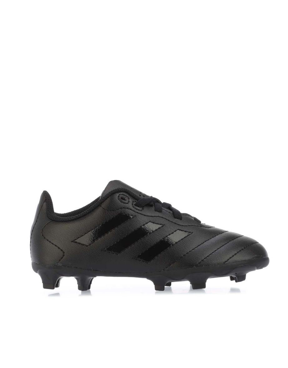 Chuteiras de Futebol Adidas Juniors Goletto VII Firm Ground para Meninos em Preto