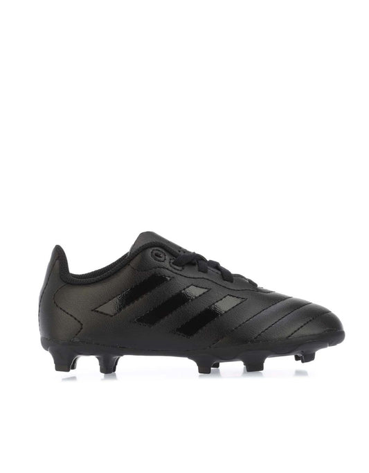 Chuteiras de Futebol Adidas Juniors Goletto VII Firm Ground para Meninos em Preto