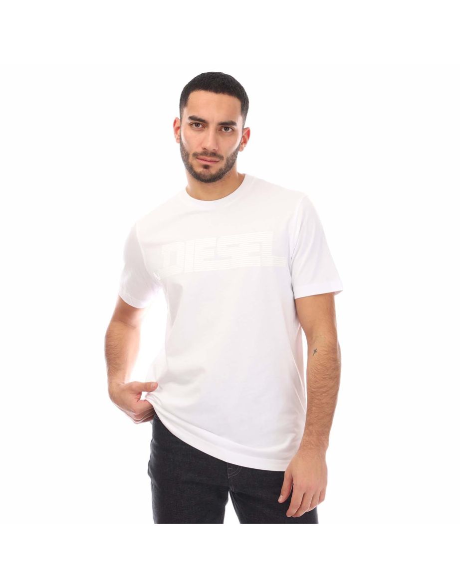 Camiseta blanca Diesel T-Just 12-5 para hombre