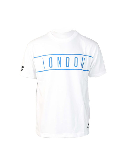 Camiseta masculina New Balance NB Athletics Amplified - Branco