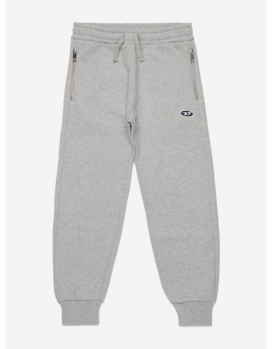 Joggers com logotipo da Diesel para meninos em cinza