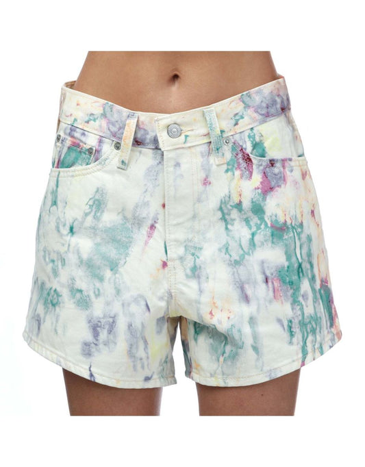 Pantaloncini Levi's 80s Mom da donna in giallo