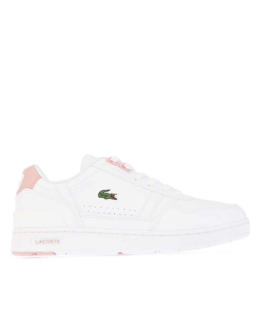Zapatillas Lacoste Junior T-Clip Blancas para Niñas