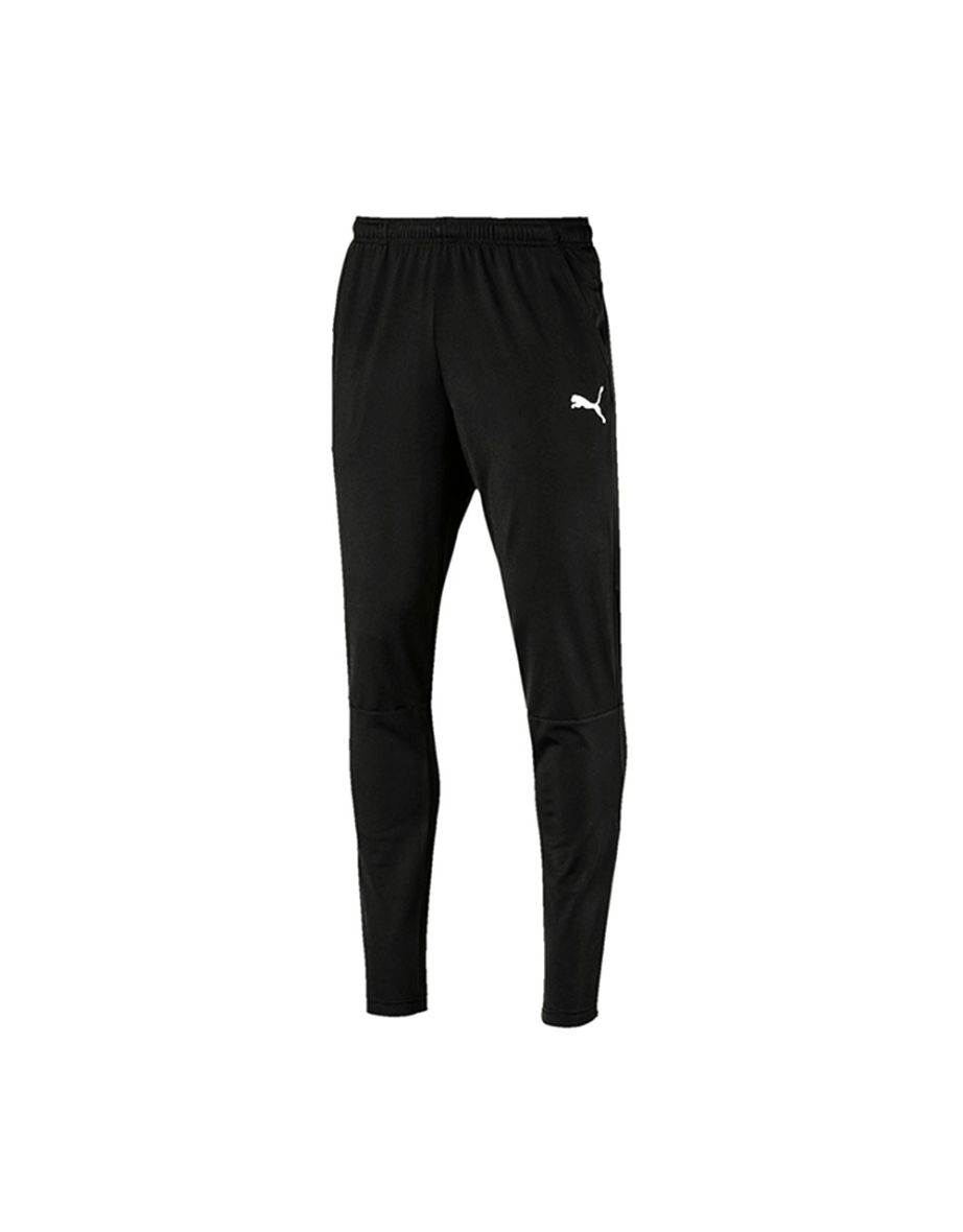 Puma Liga - Pantaloni della tuta da allenamento da calcio conici da uomo - Nero