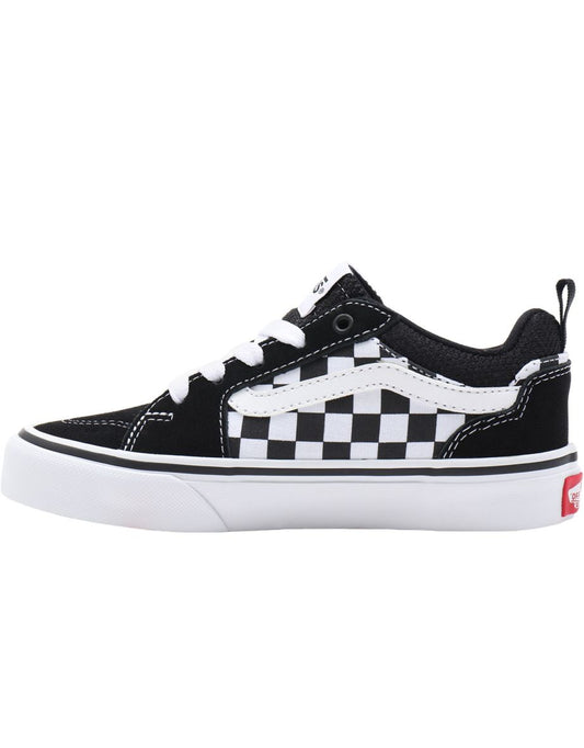 Vans Kids Filmore Low Rise Casual Lace-Up Sneakers - Preto