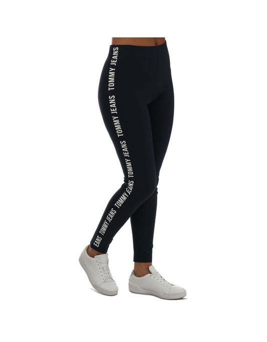 Leggings Tommy Hilfiger Donna Blu Skinny Tape