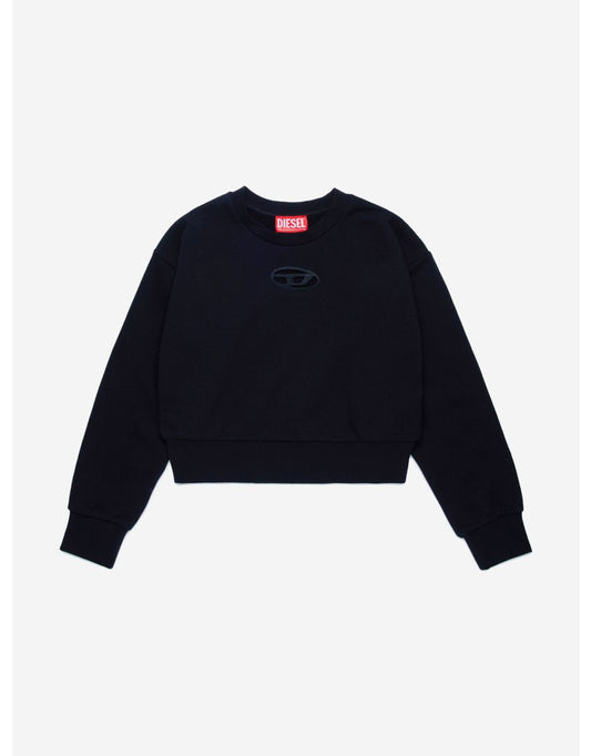 Sudadera Oval D Negra Niña