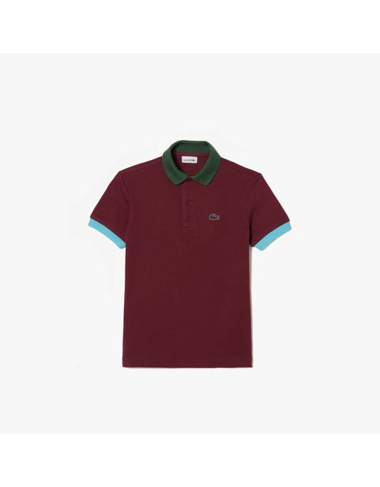 Polo Lacoste Juniors Colorblock Piqué Ragazzo