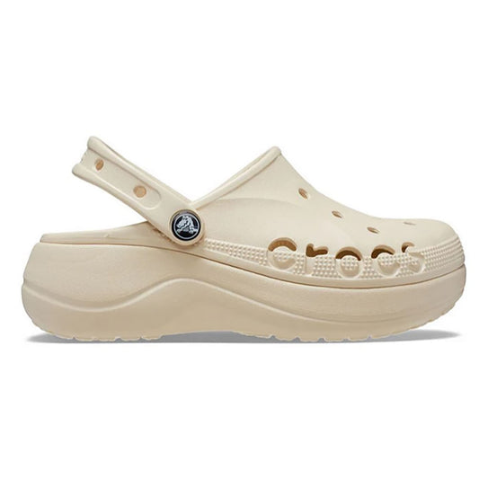 Zoccoli Crocs Baya Platform Unisex Beige