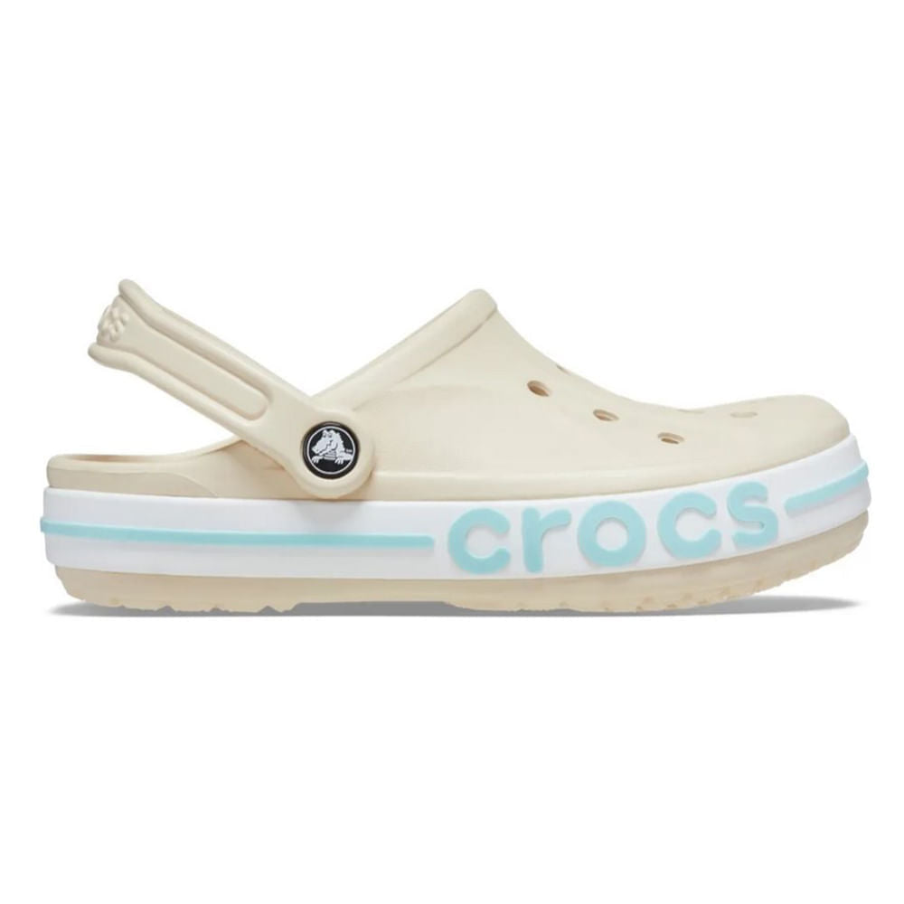 Tamancos unissex Crocs Bayaband em creme