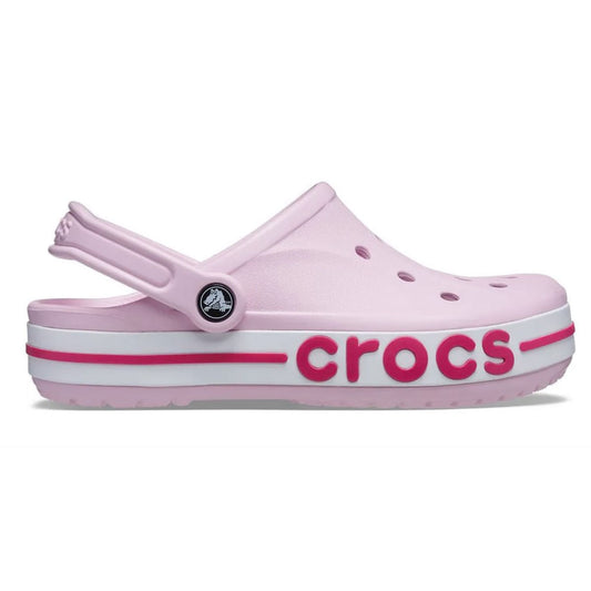 Tamancos unissex Crocs Bayaband em rosa
