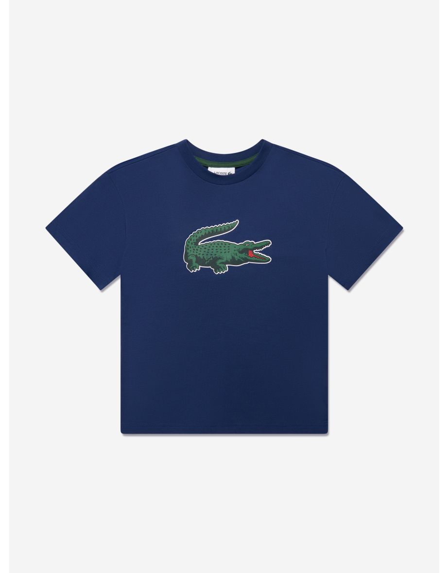 Camiseta con logotipo para niños en azul