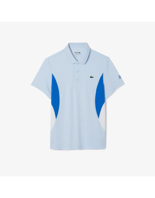 Camisa polo masculina Lacoste Tennis X Djokovic Regular-Fit - Azul