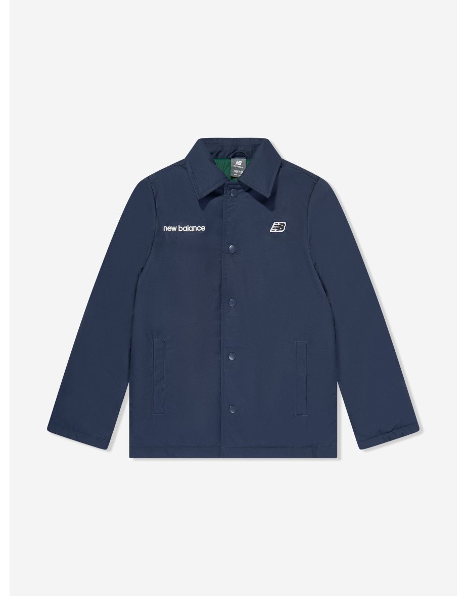 Giacca Premium Coach da ragazzo di New Balance in Navy